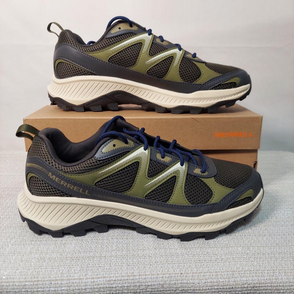 NEW Merrell Tempo EXP Mens Olive Green Hiking Shoes J038737 Size 12
